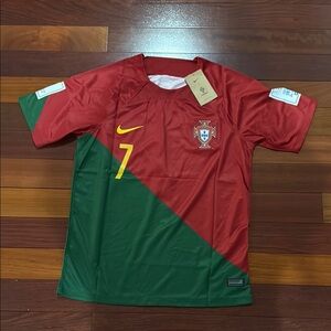 Nike Ronaldo Portugal Soccer Jersey Red Green
